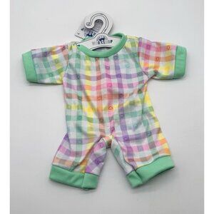 Build A Bear Sleeper Pastel Gingham Checked Print New With Tags